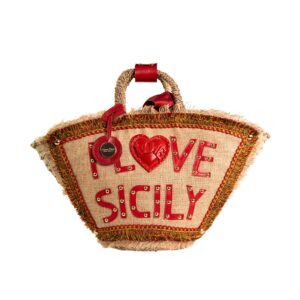Coffa I Love Sicily - 48x26cm